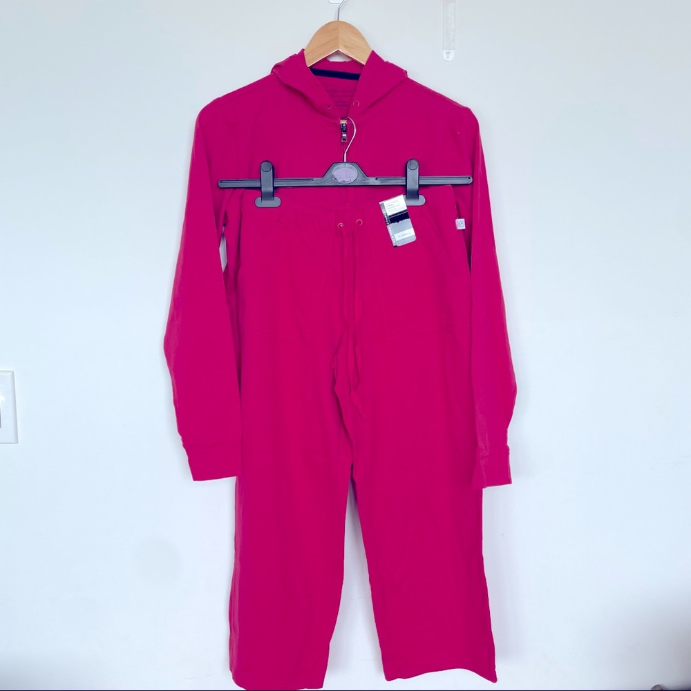 Barbie Pink Matching Zip Up Hoodie & Drawstring Sweats w Pockets XS